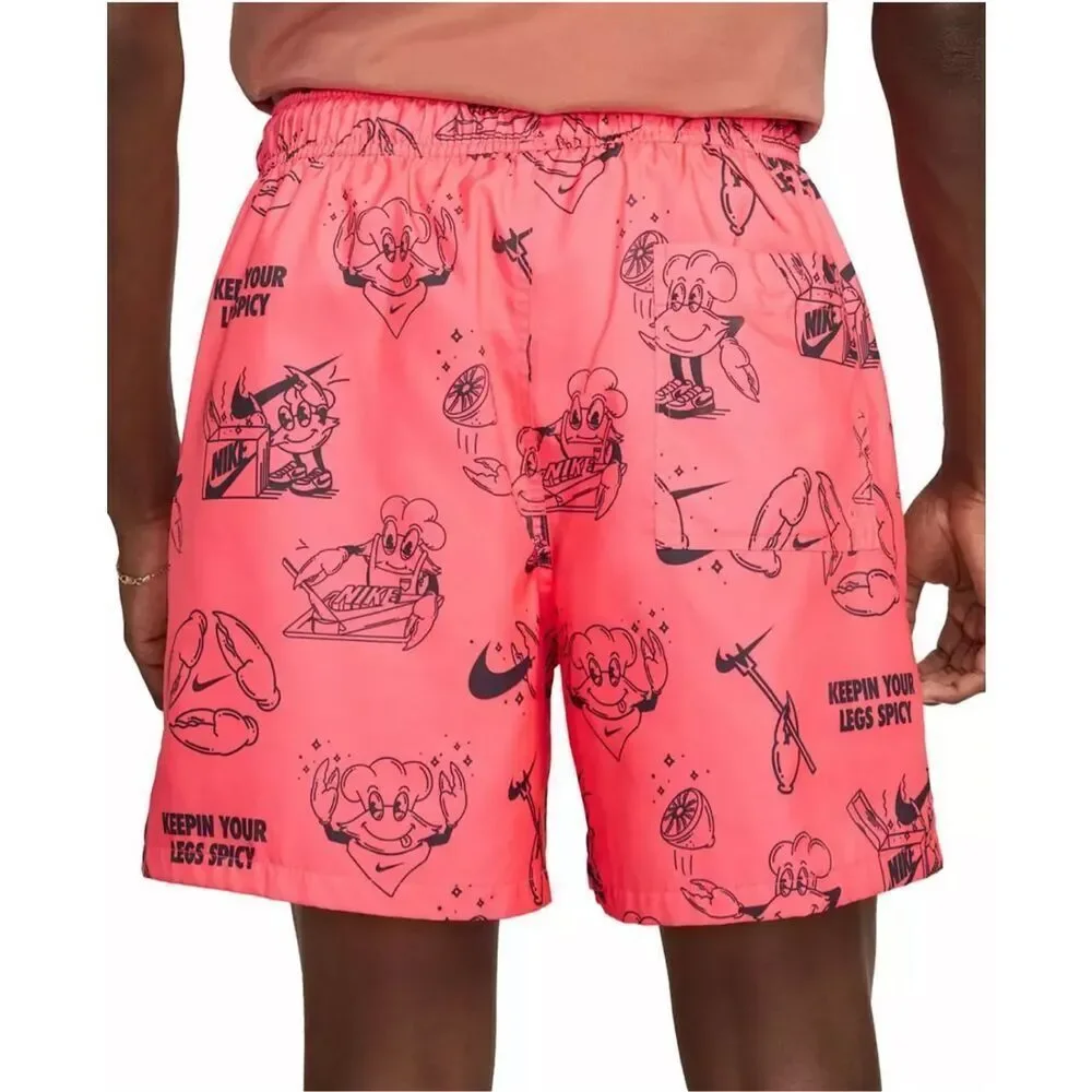 Nike NWT Hot Punch Club Woven Printed 6” Short XXL